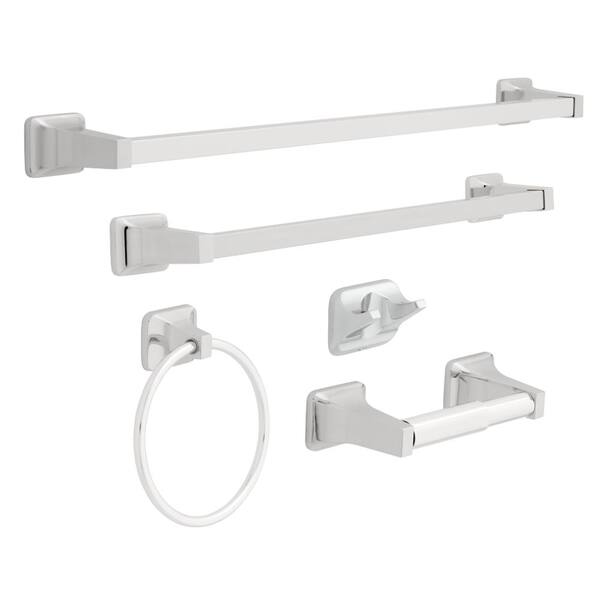 Franklin Brass Futura Wall Mount Round Closed Towel Ring