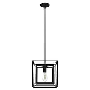 Doherty 1-Light Natural Iron Island Pendant Light