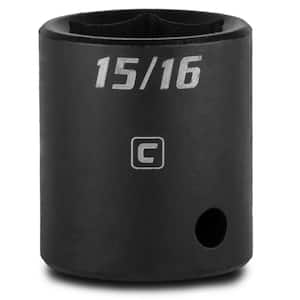 1/2 in. Drive 15/16 in. 6-Point SAE Shallow Impact Socket