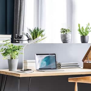 LED Power Up Desk Lamp with Wireless Charging