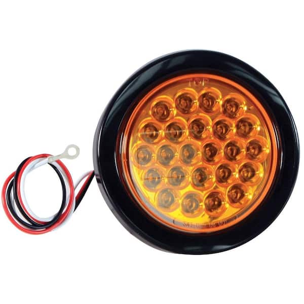 Buyers Products Company LED 4 in. Round Strobe Light, Amber SL40AR
