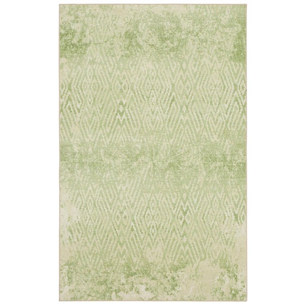 Maisie Cream 9 ft. x 12 ft. Geometric Area Rug