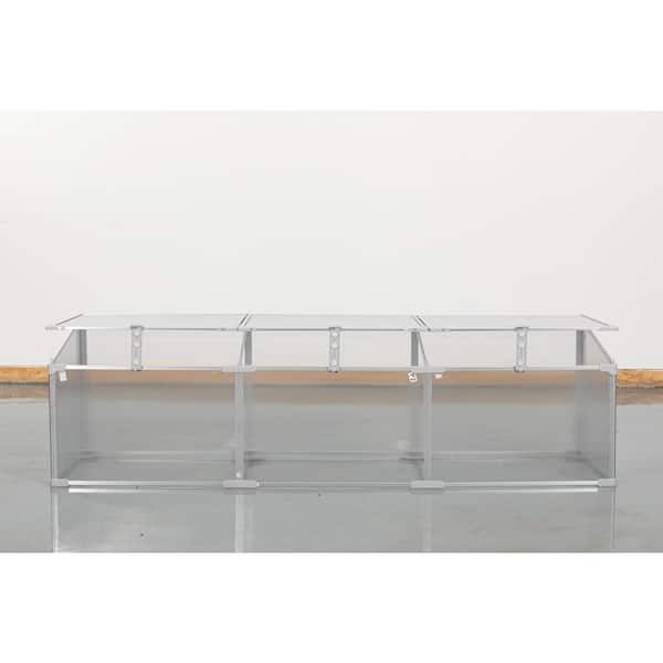 maocao hoom 5.8 ft. x 1 ft. Polycarbonate Greenhouse for Outdoors in Winter