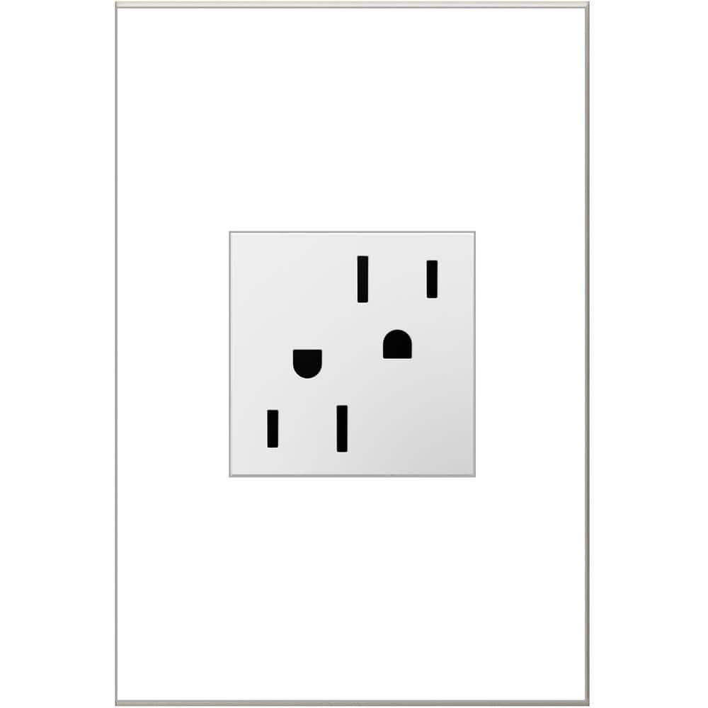 adorne 15 Amp 125-Volt Tamper Resistant Duplex Outlet, White price history on PriceWatchPro