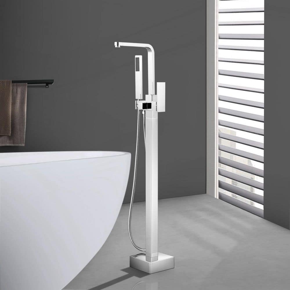 Maincraft Single-Handle Freestanding Tub Faucet with Handheld