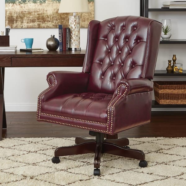 Office Star Products Deluxe High Back Traditional Executive Chair  TEX220-JT4 - The Home Depot