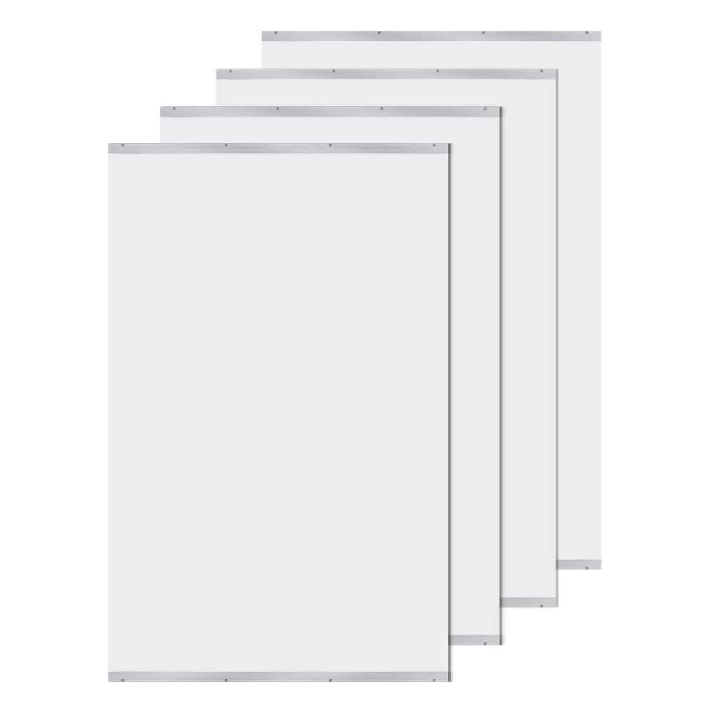 LuxHomez 46 in. W x 72 in. H Rectangular Frameless Tempered HD