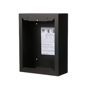 Surface-mount Wall Can in Black for Com-Pak, Com-Pak Max In-wall Fan-forced Electric Heaters
