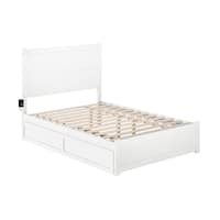 AFI NoHo White Full Bed with Footboard and Twin Trundle AG9161232