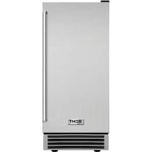 15 in. 50 lbs. Built-in Ice Maker in Stainless Steel