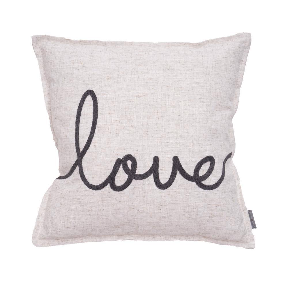 Evergrace Corde DuRoi Ribbed Pillow - White