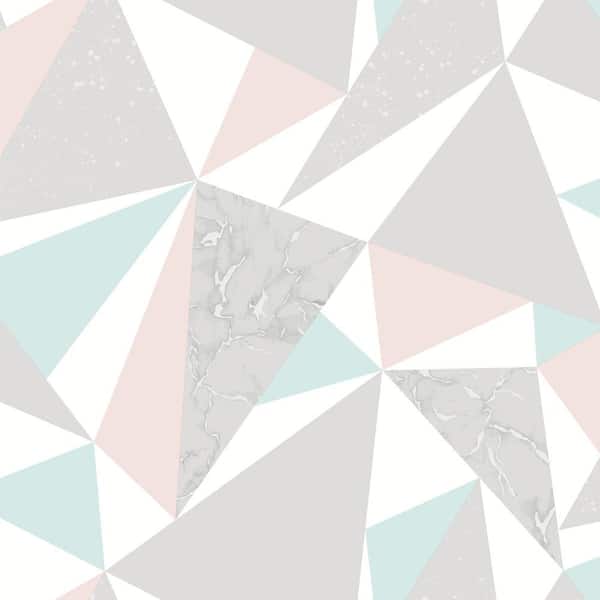 Walls Republic Party Triangles Paper Strippable Wallpaper (Covers 57 sq. ft.)