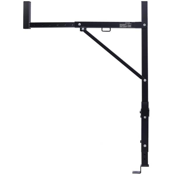 SKYSHALO Truck Rack, 19-34in. Extendable Truck Ladder Rack, 38.6-43.6in. Adjustable Height, 250 lbs. Capacity Steel Ladder Rack