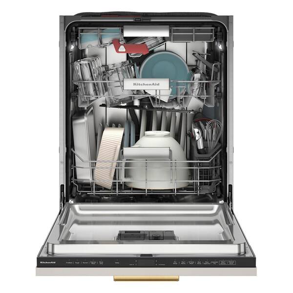 KitchenAid Front Control 24-in Built-In Dishwasher With Third Rack