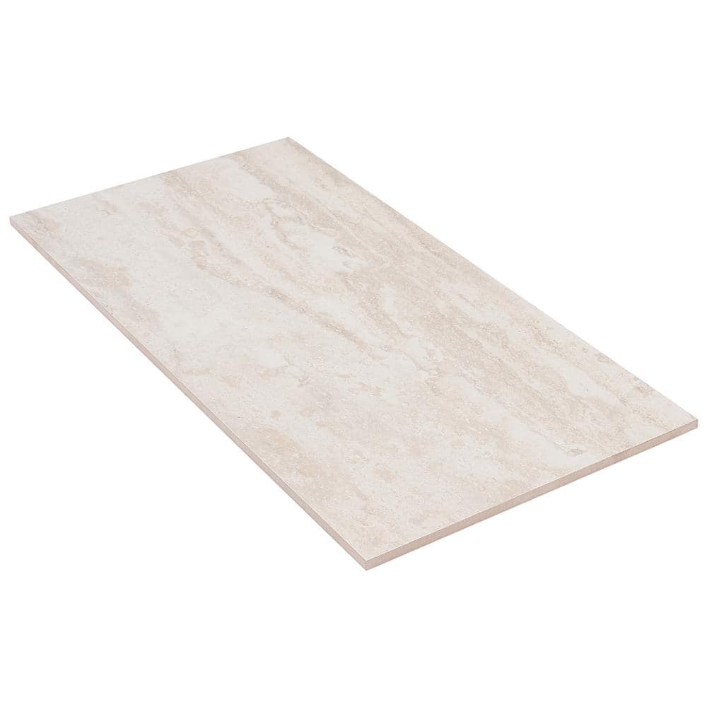 Essential Beige 12" x 24" Porcelain Wall & Floor Tile