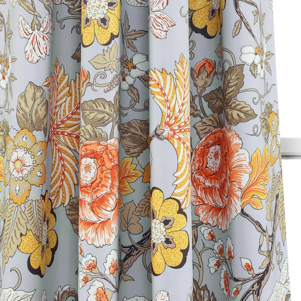 Lush Decor Floral Room Darkening Thermal Curtain Panels (Set of 2)