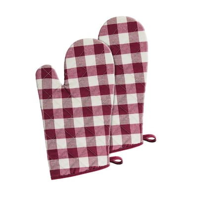 ACHIM Buffalo Check Polyester/Cotton Grey Pot Holders (2-Pack) BCPOTHGY36 -  The Home Depot