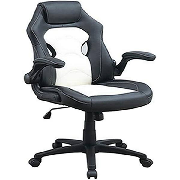 Unbranded White Upholstered Gaming Chairs