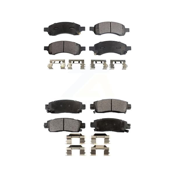 Front Rear Ceramic Brake Pads Kit For Chevrolet Traverse GMC Acadia Buick Enclave Saturn KTC-100090