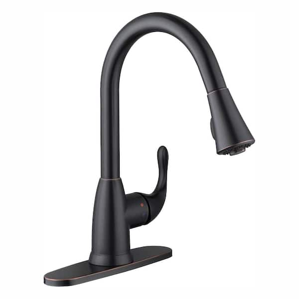 Glacier Bay Market Single-Handle Pull-Down Sprayer Kitchen Faucet in ...