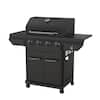 Nexgrill 4-Burner with Side Burner Propane Gas Grill in Graphite Black 720-0830XM
