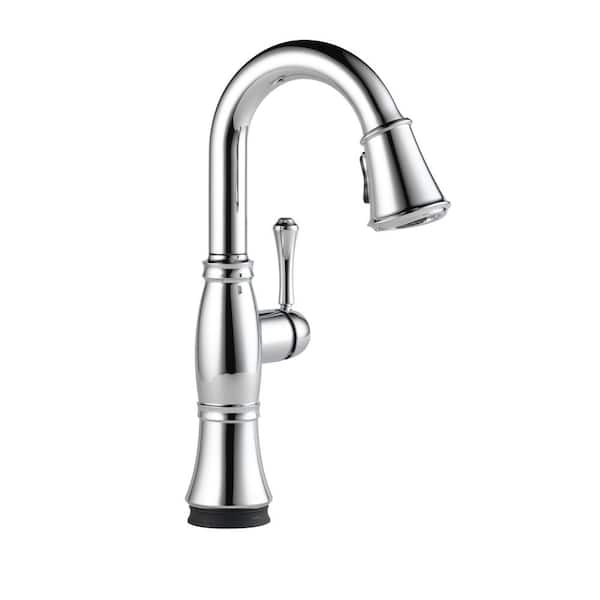 Delta Cassidy Touch Single-Handle Bar Faucet in Lumicoat Chrome
