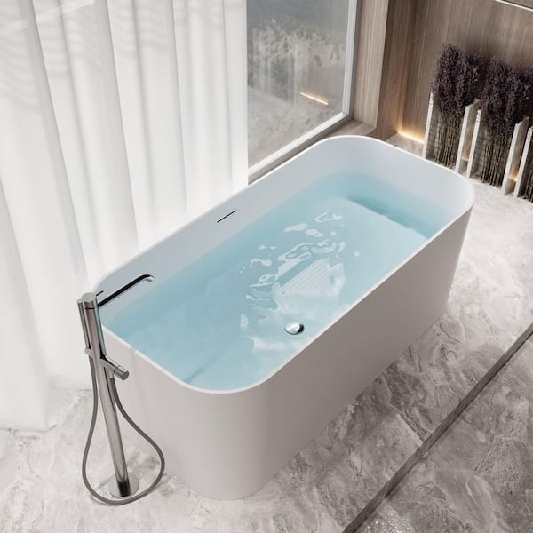 Streamline 59 in. x 28 in. NS5780CH Stone Resin Freestanding