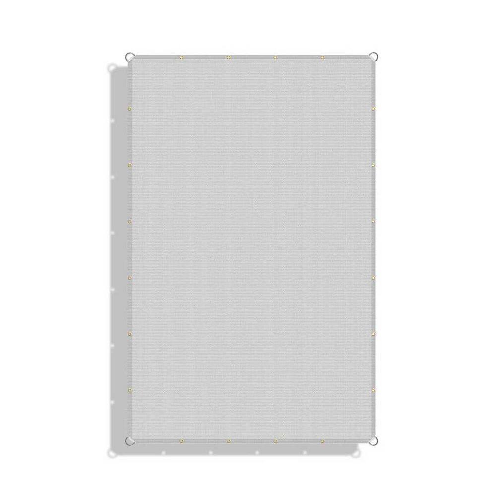 10 ft. x 20 ft. Shade Sail Straight Edge Rectangular Canopy Sail Shade Cloth Curved Shade Cover for Outdoor Garden(Gray) price history on PriceWatchPro