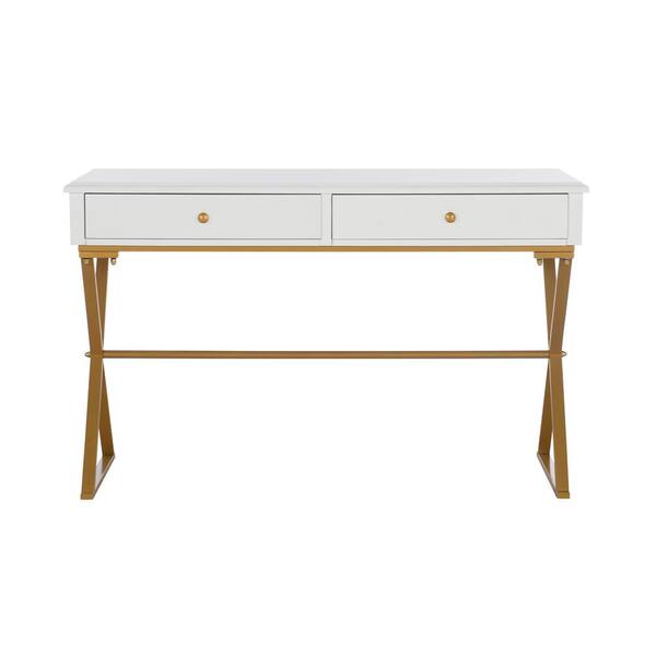 linon white desk