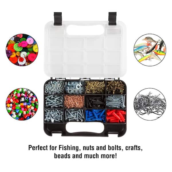 Fleming Supply 57-Compartment Plastic Small Parts Organizer in the