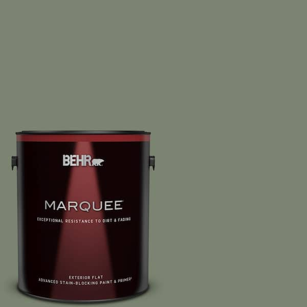 BEHR MARQUEE 1 gal. #PPU11-18 Cactus Garden Flat Exterior Paint & Primer