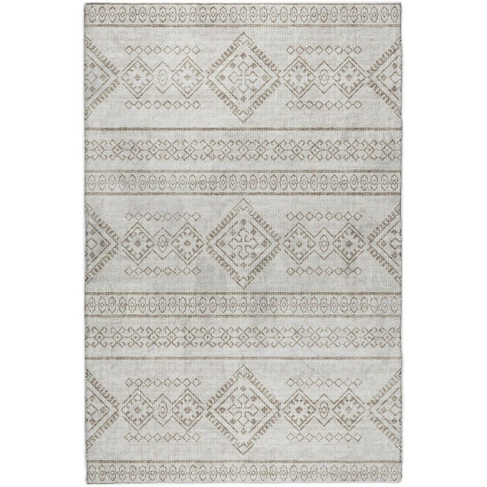 Dream Shag Premium Machine Washable Abstract ADS120 Taupe 10 ft. x 14 ft. Area Rug price history on PriceWatchPro
