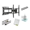 Atlantic Full Motion Articulating Steel Wall Mount Kit for 37 in. to 64
