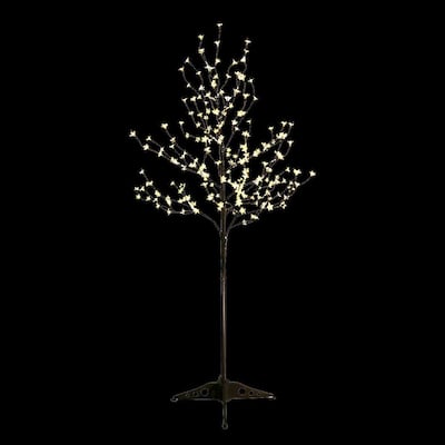6 ft. Pre-Lit Cherry Blossom Tree with 208 Warm White lights