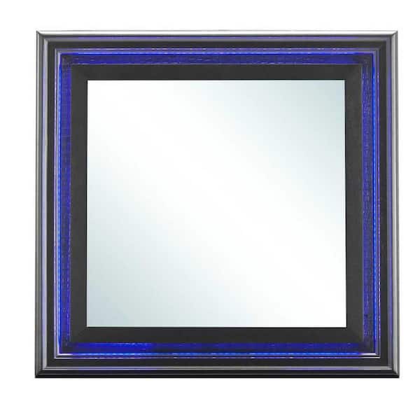 AndMakers Lorana 38 in. x 38 in. Modern Square Framed Dresser Mirror