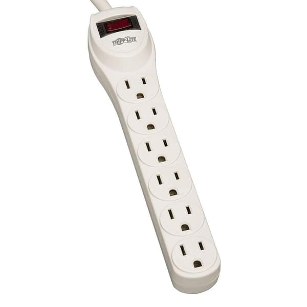 Tripp Lite Protect 2 ft. Cord with 6-Outlet Strip Surge Protector