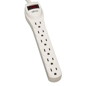 Protect 2 ft. Cord with 6-Outlet Strip Surge Protector