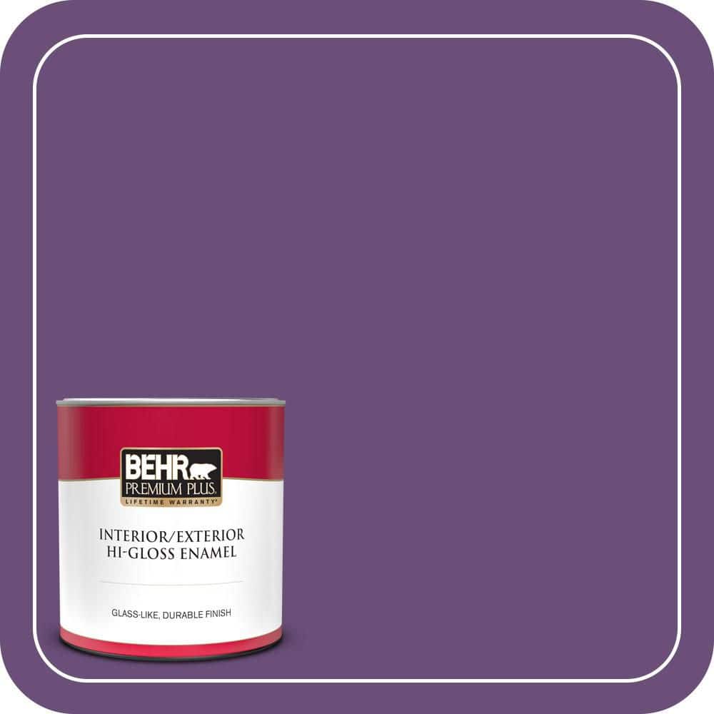 1 qt. #660B-7 Exotic Purple Hi-Gloss Enamel Interior/Exterior Paint & Primer price history on PriceWatchPro
