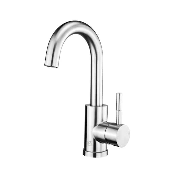 Unbranded Timeless Home Single Hole Single Handle Bathroom Faucet in Chrome