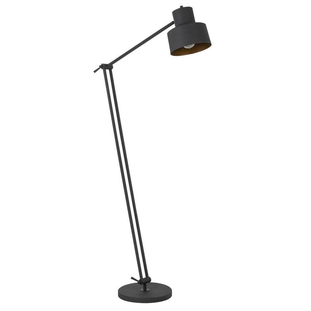 65 in. Black 1 Dimmable (Full Range) Standard Floor Lamp for Living Room with Metal Dome Shade price history on PriceWatchPro