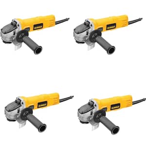 7 Amp 4.5 in. Small Angle Grinder with 1-Touch Guard (4 Pack)
