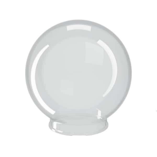 Solus 12 In. Dia Globe Clear Smooth Acrylic With 3.94 In. Outside 