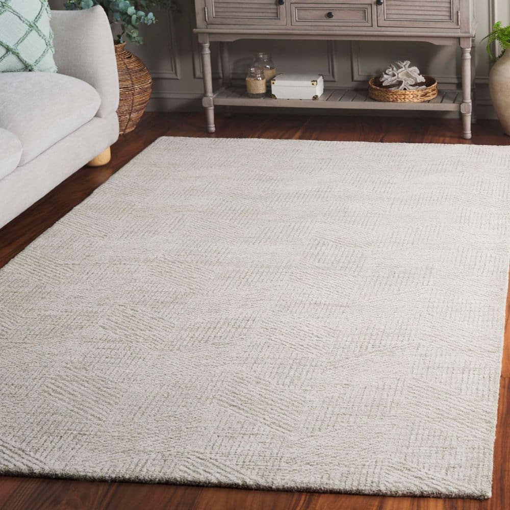 Abstract 5 ft. x 8 ft. Sage Green/Ivory Solid Chevron Area Rug price history on PriceWatchPro