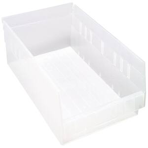 sterilite large plastic file clip box office storage tote container with lid