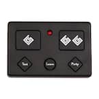 Premium 5-Button Remote Transmitter for Ghost Controls Automatic Gate Opener Systems in Black