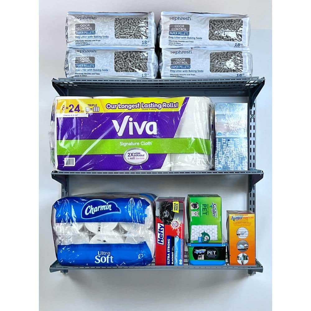 Gray Epoxy Coated Steel Heavy Duty Wire Shelf