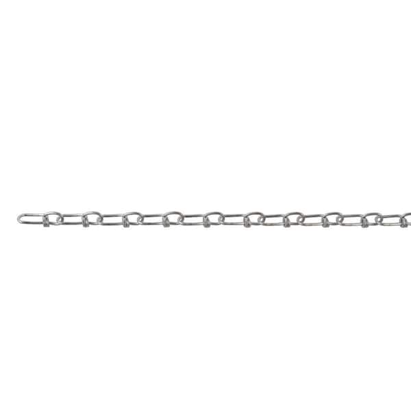 #3 x 100 ft. Bright Galvanized Steel Double Loop Chain