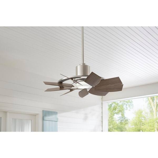 Home Decorators Collection Stonemill 36 in LED Outdoor Ceiling  Fan 