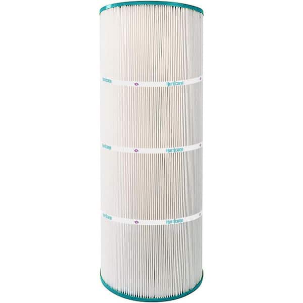 Hurricane HF8610-01 Advanced Pool and Spa Filter Cartridge Replacement, White, 50 sq. ft. Filtration Area