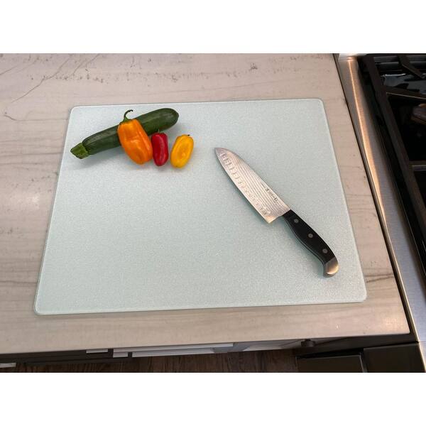 Corelle 20 X 16 Splendor Counter Saver Tempered Glass Cutting Board